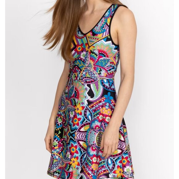 Johnny Was Dresses & Skirts - Johnny Was Bee Active Scoop Back Fit and Flare Tennis Dress Shorts - Small